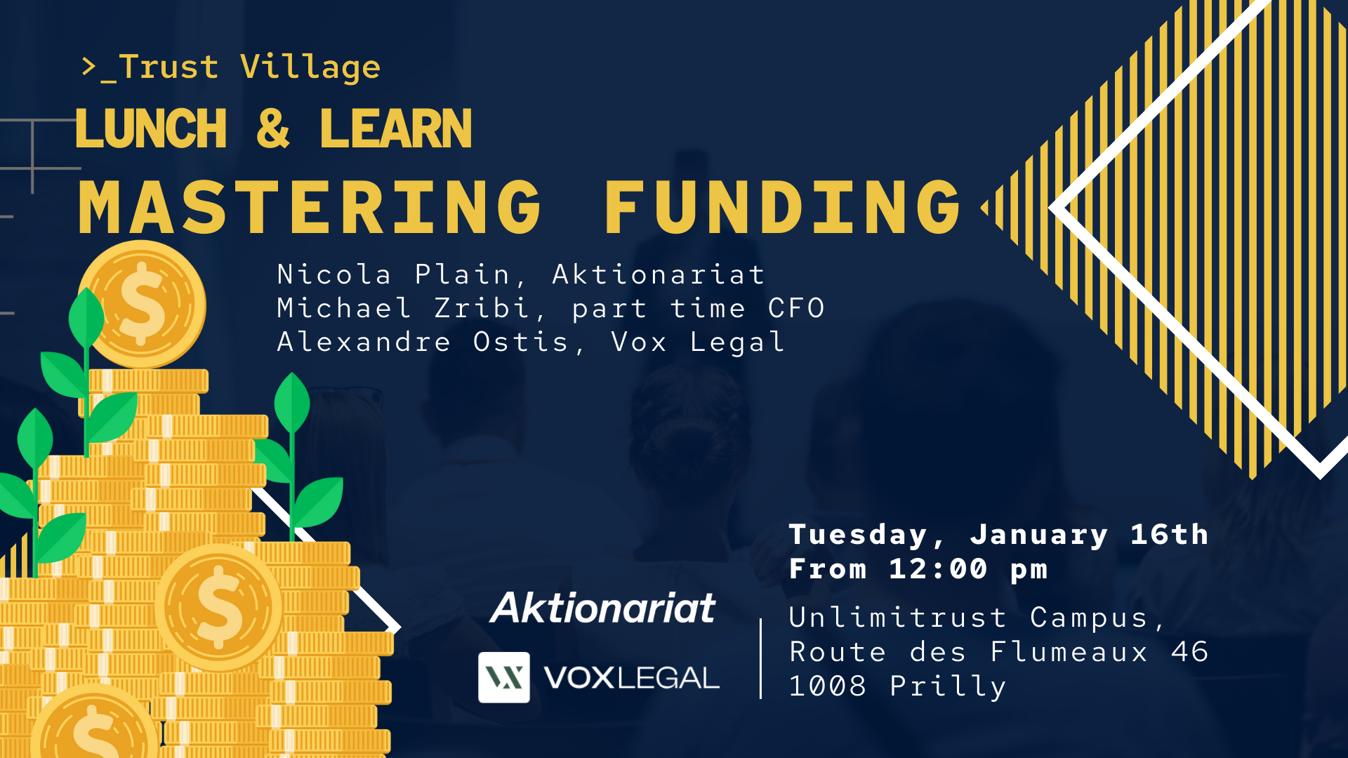 Lunch&Learn: Mastering funding