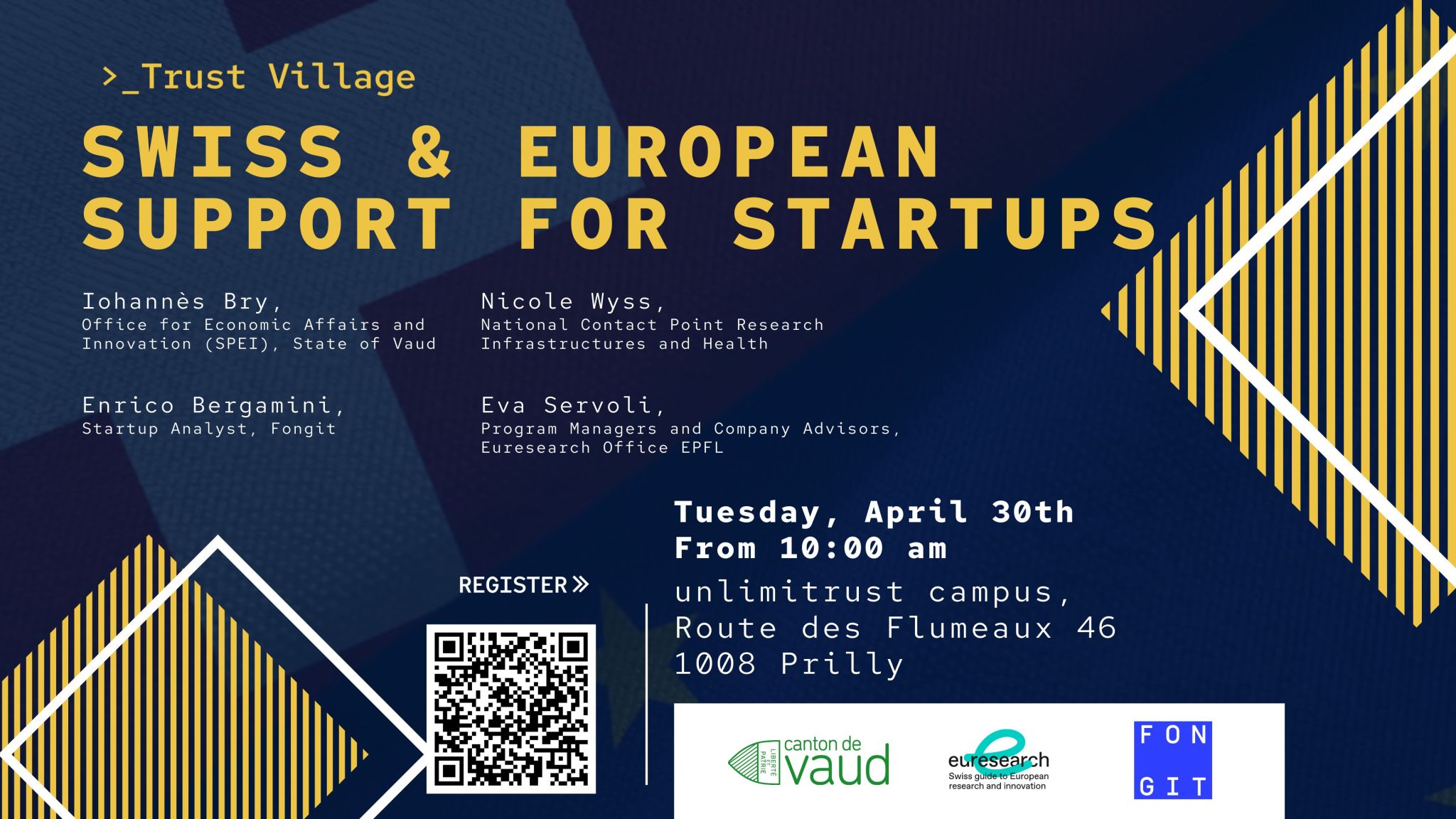 Swiss and EU Support to Startups Workshop 