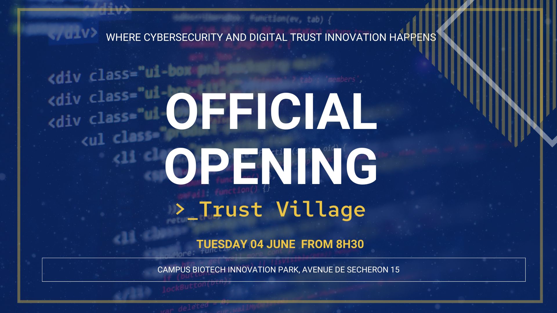 Official Opening Trust Village Genève